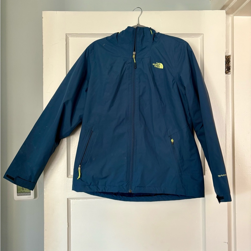 The North Face Women's Navy Triclimate  with Yellow Accents